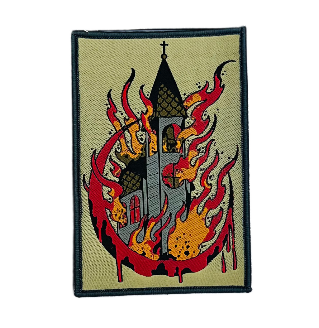 BURN YOUR LOCAL CHURCH - Woven Patch