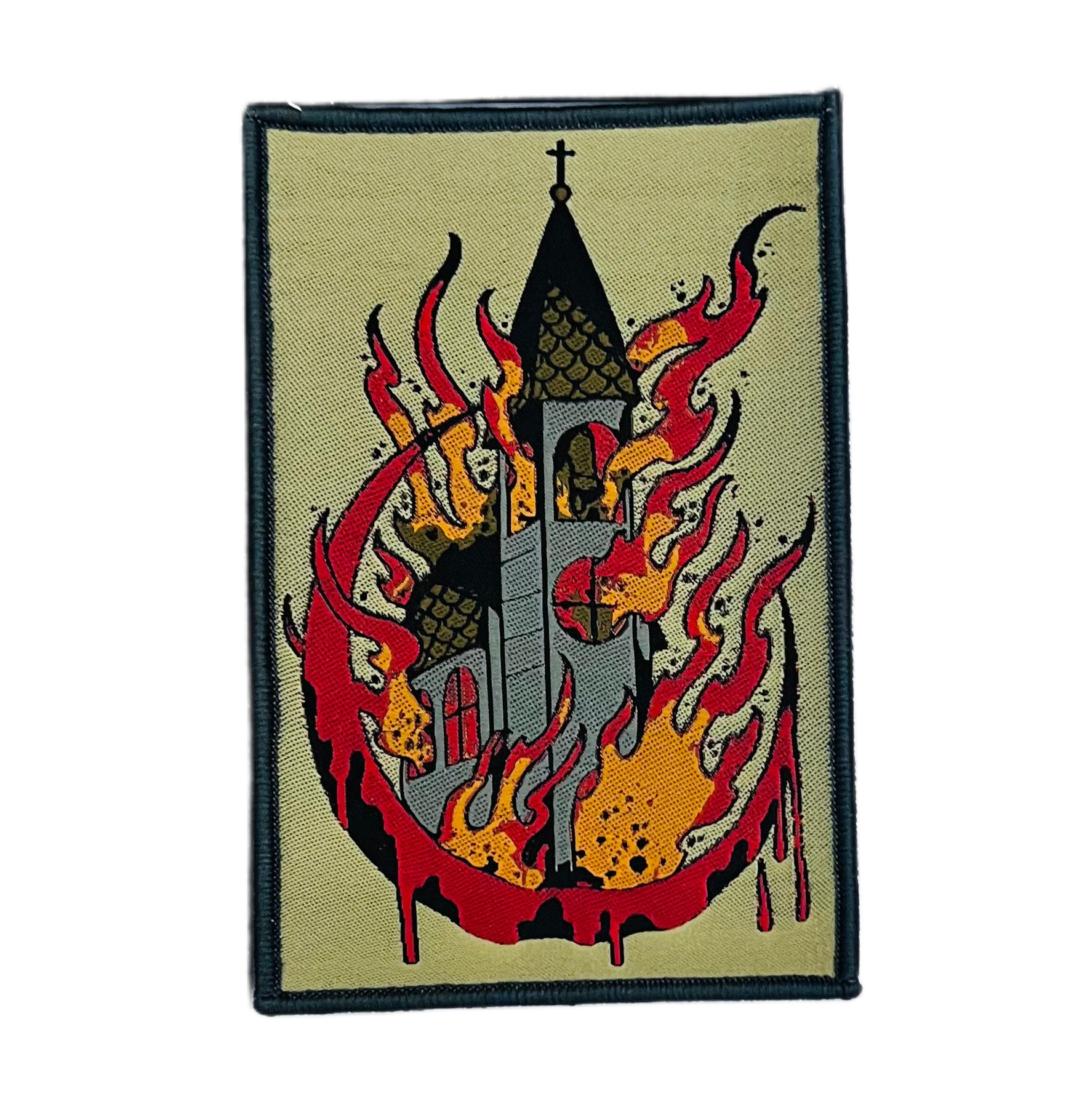 BURN YOUR LOCAL CHURCH - Woven Patch