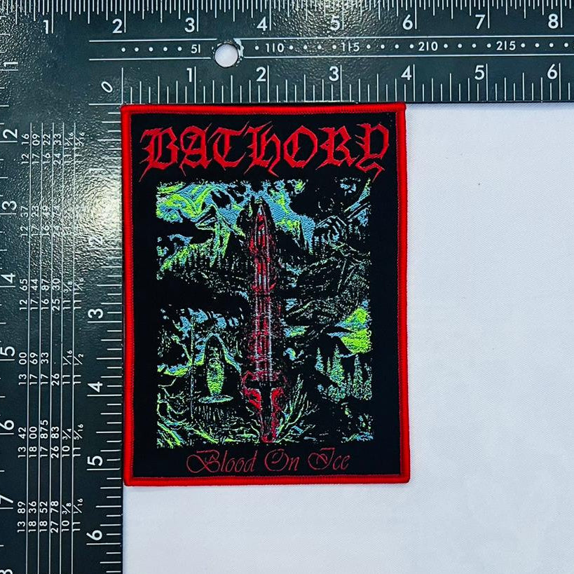 BATHORY - Blood On Ice - Woven Patch