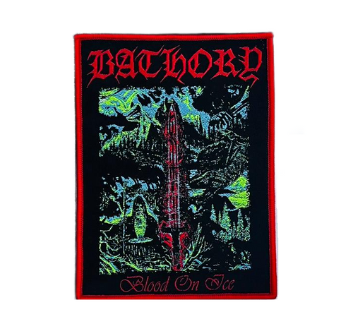 BATHORY - Blood On Ice - Woven Patch