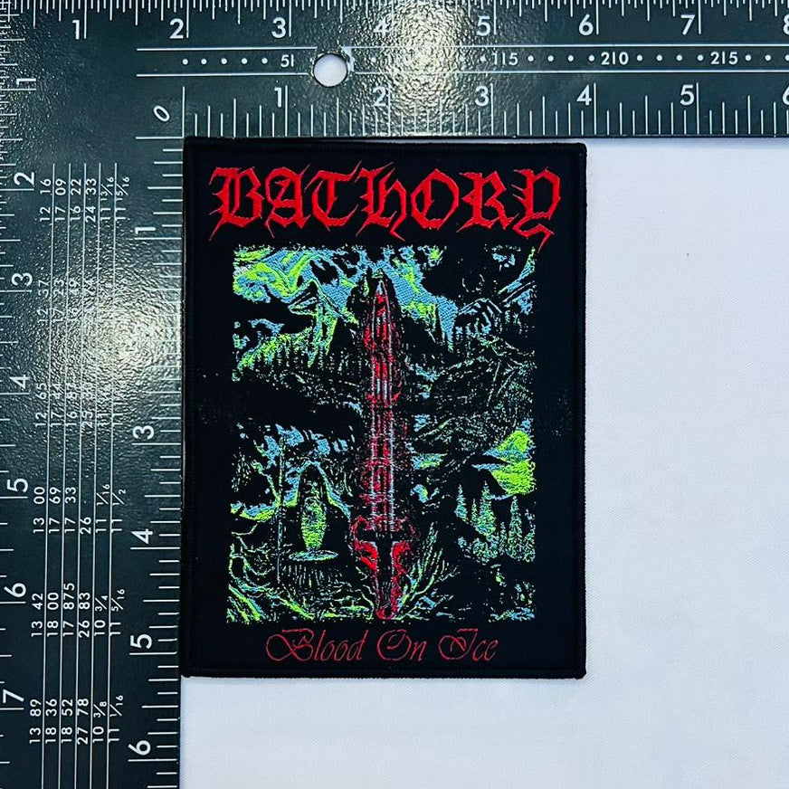 BATHORY - Blood On Ice - Woven Patch