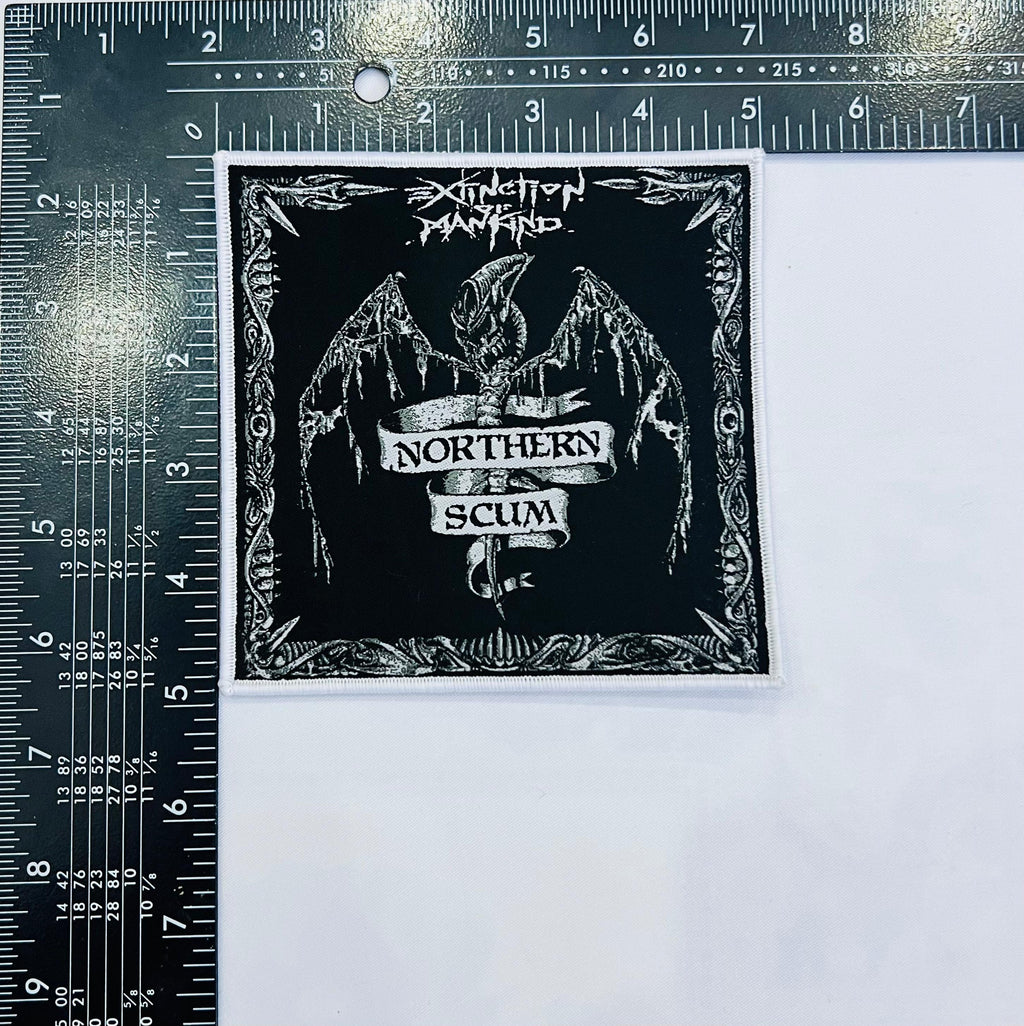 EXTINCTION OF MANKIND - Northern Scum - Woven Patch