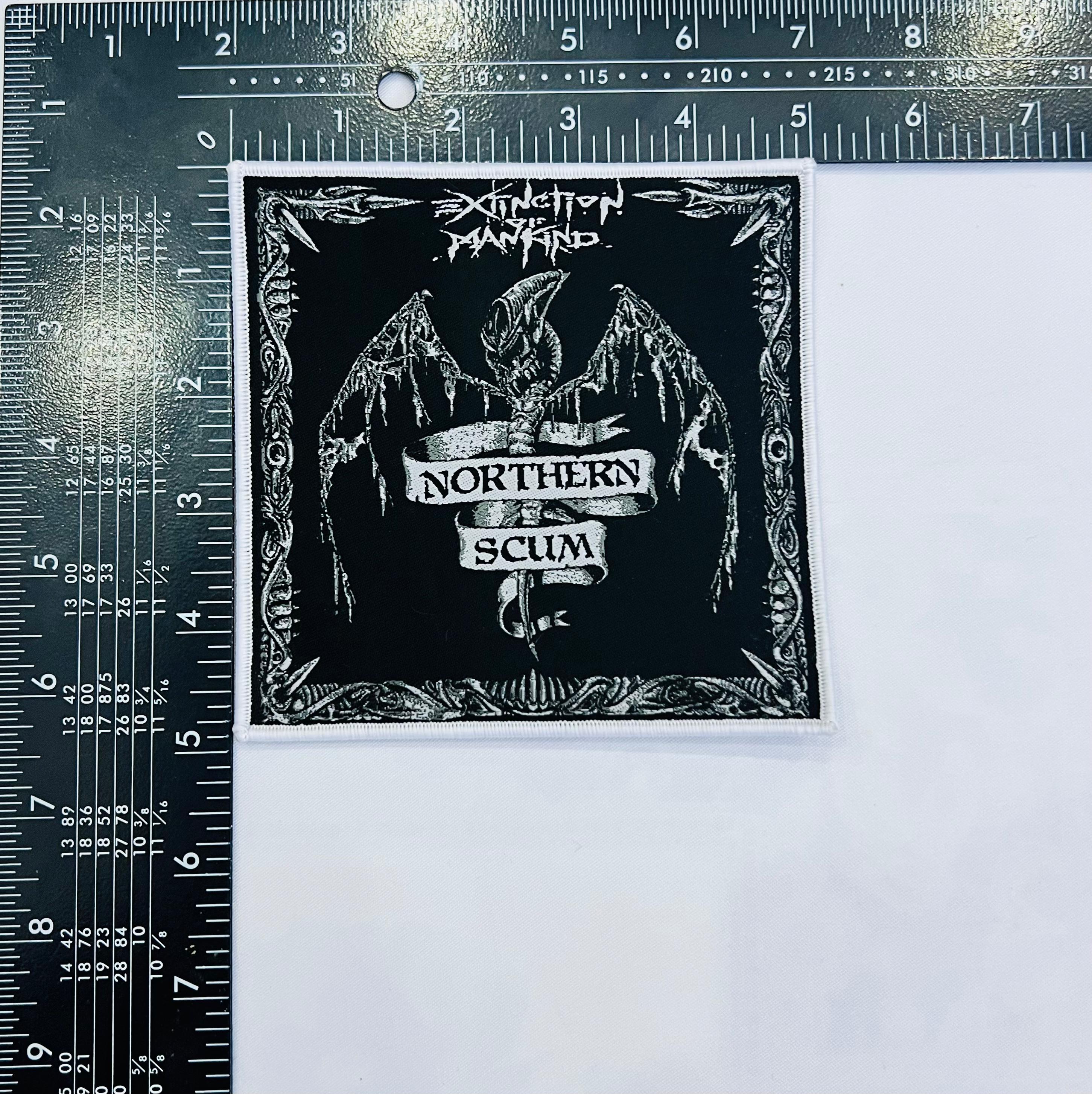 EXTINCTION OF MANKIND - Northern Scum - Woven Patch