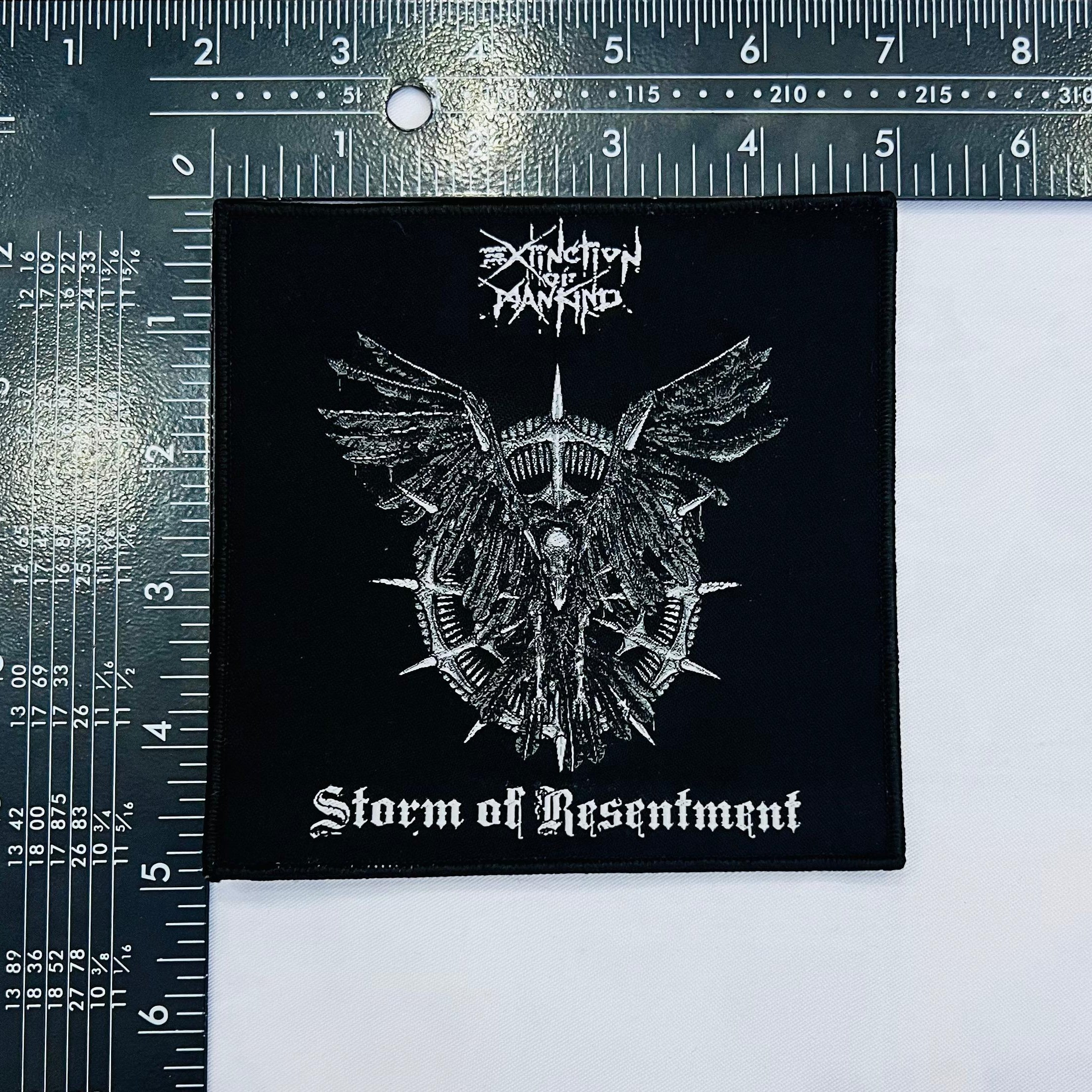 EXTINCTION OF MANKIND - Storm of Resentment - Woven Patch