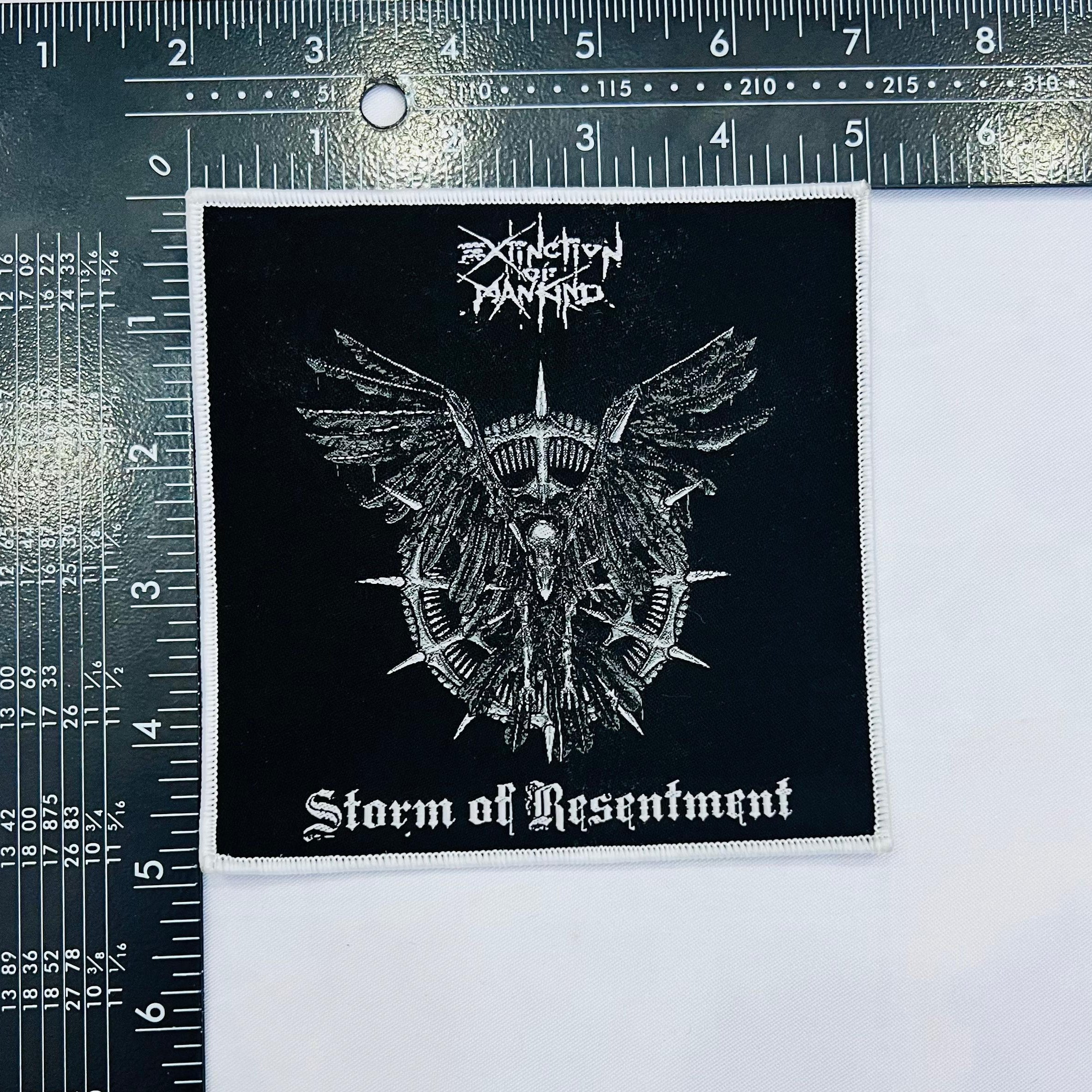 EXTINCTION OF MANKIND - Storm of Resentment - Woven Patch
