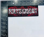 FESTERDECAY - Logo - Stripe Woven Patch