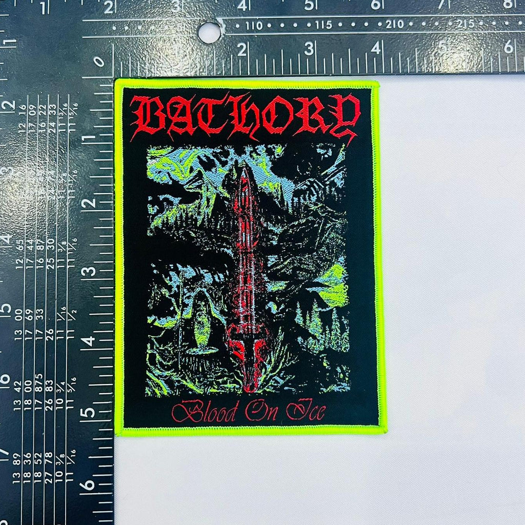BATHORY - Blood On Ice - Woven Patch