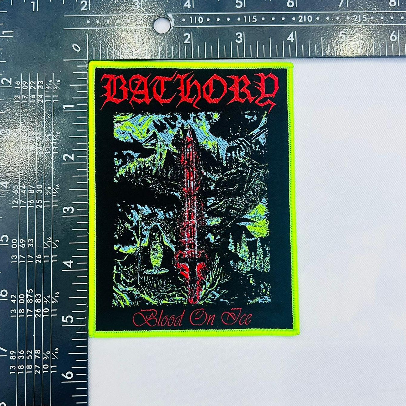 BATHORY - Blood On Ice - Woven Patch