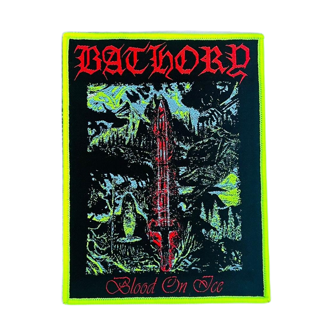 BATHORY - Blood On Ice - Woven Patch