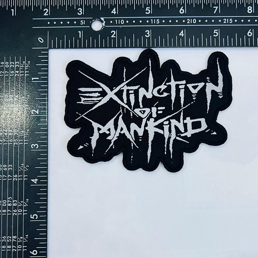 EXTINCTION OF MANKIND - Logo - Woven Patch