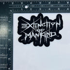 EXTINCTION OF MANKIND - Logo - Woven Patch
