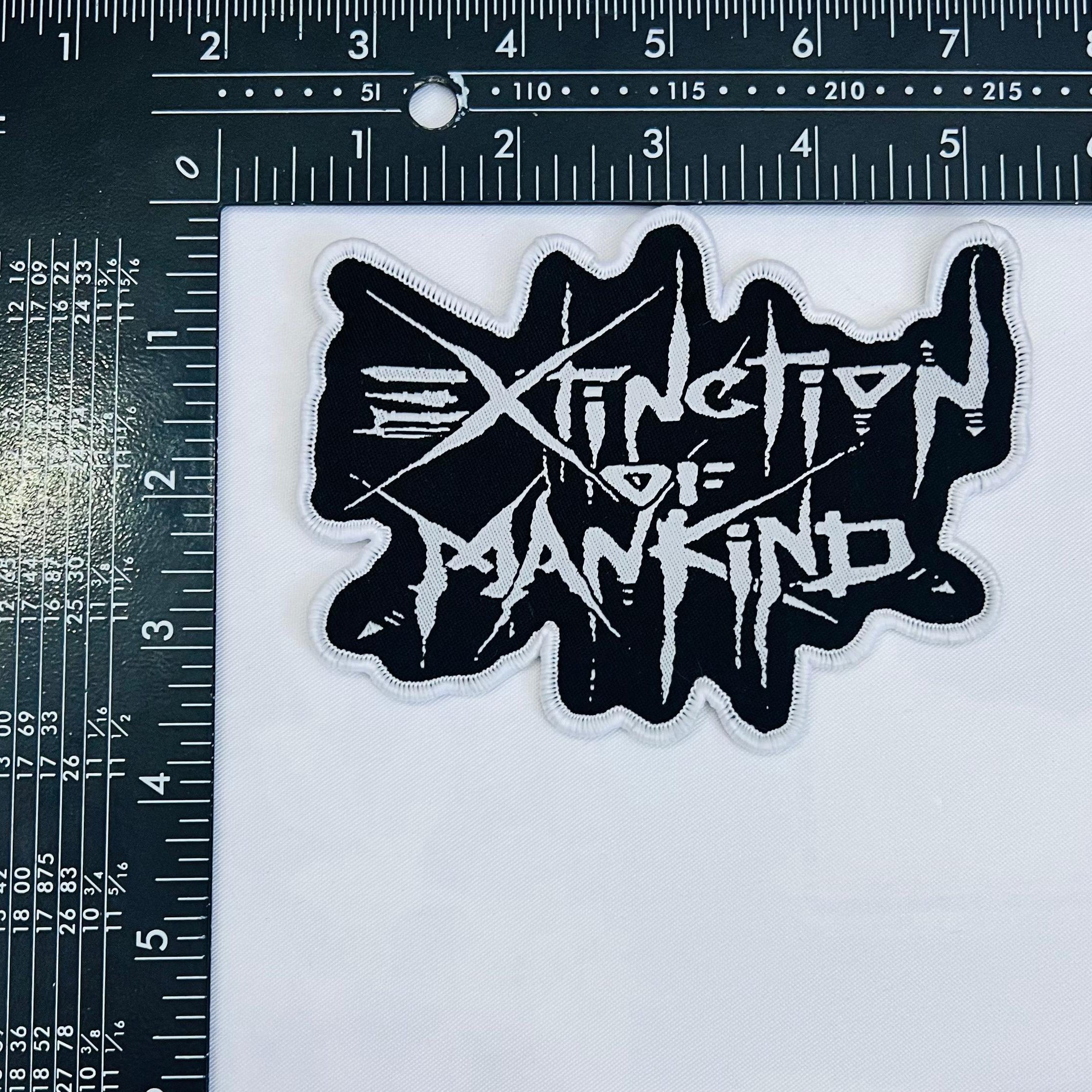 EXTINCTION OF MANKIND - Logo - Woven Patch