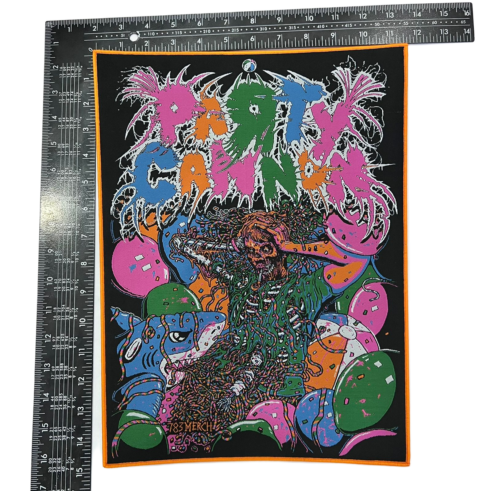 PaRtY CaNnOn - Partied In Half - Woven Backpatch