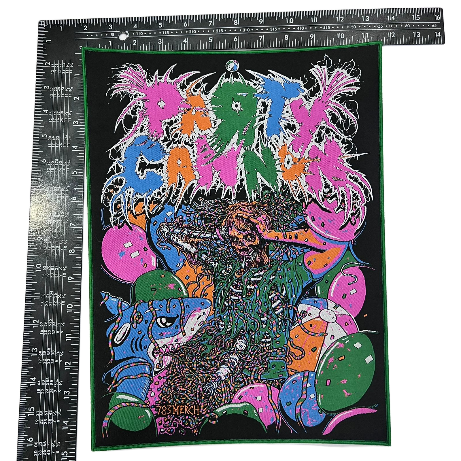 PaRtY CaNnOn - Partied In Half - Woven Backpatch