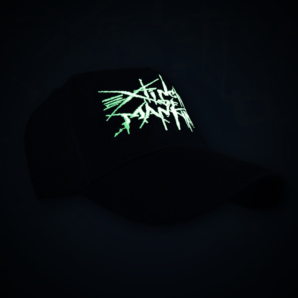 EXTINCTION OF MANKIND - (Glow in the Dark) Logo - TRUCKER CAP