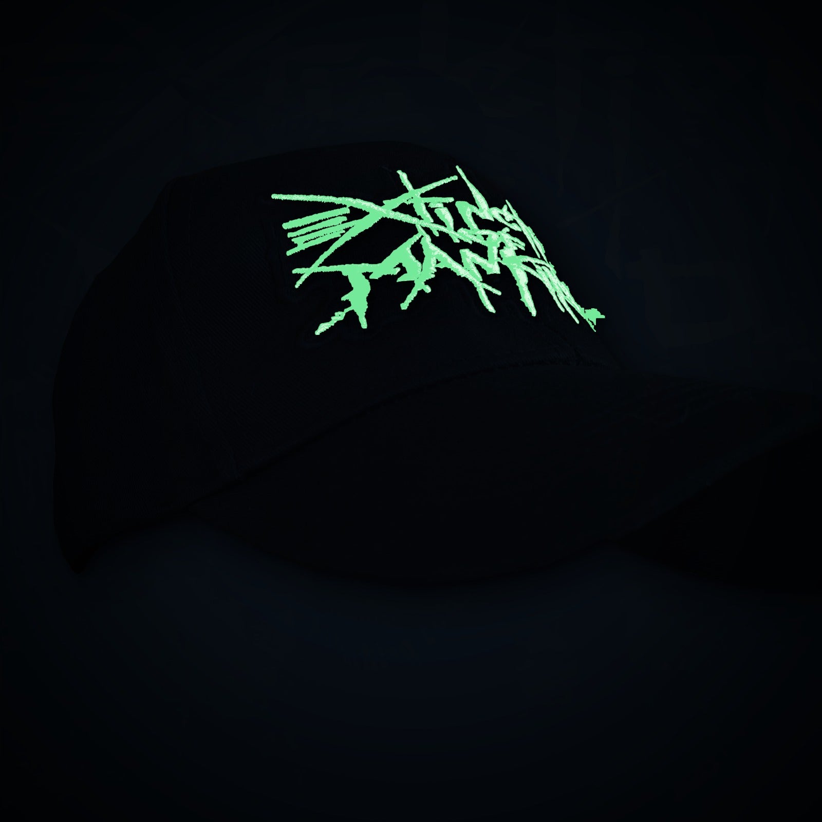 EXTINCTION OF MANKIND - (Glow in the Dark) Logo - BASEBALL CAP