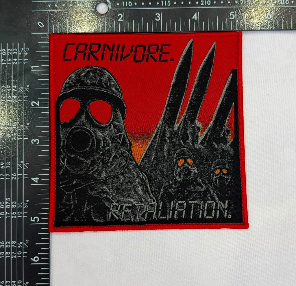CARNIVORE - Retaliation - Woven Patch