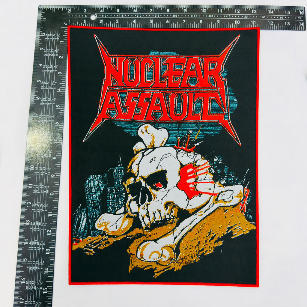 NUCLEAR ASSAULT - Handle With Care - 1991 Japan Tour - Woven Backpatch