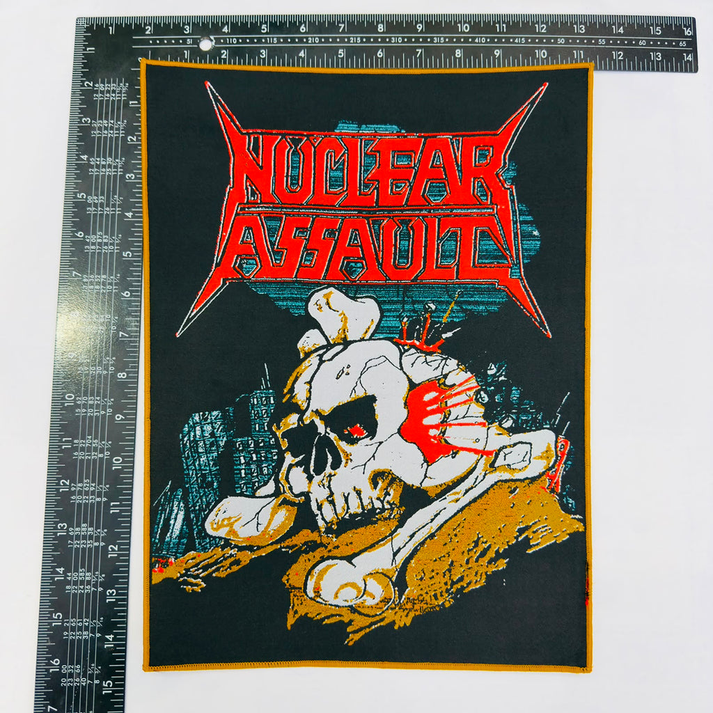 NUCLEAR ASSAULT - Handle With Care - 1991 Japan Tour - Woven Backpatch