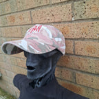 DEATH - (Glow in the Dark) Logo - PINK CAMO DAD CAP