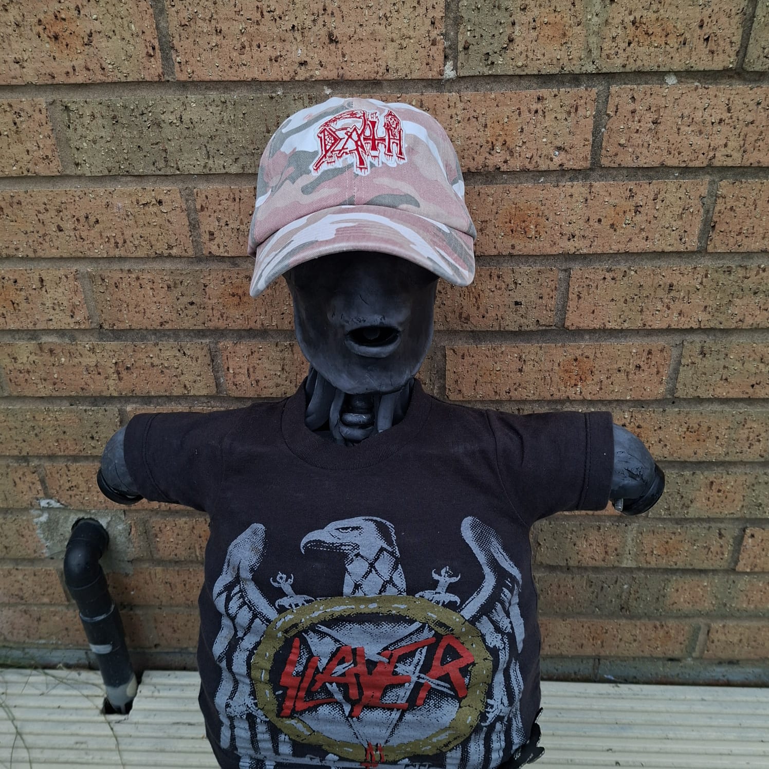 DEATH - (Glow in the Dark) Logo - PINK CAMO DAD CAP