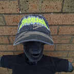 METALLICA - Splatter (Glow in the Dark) Logo - GREEN CAMO DAD CAP