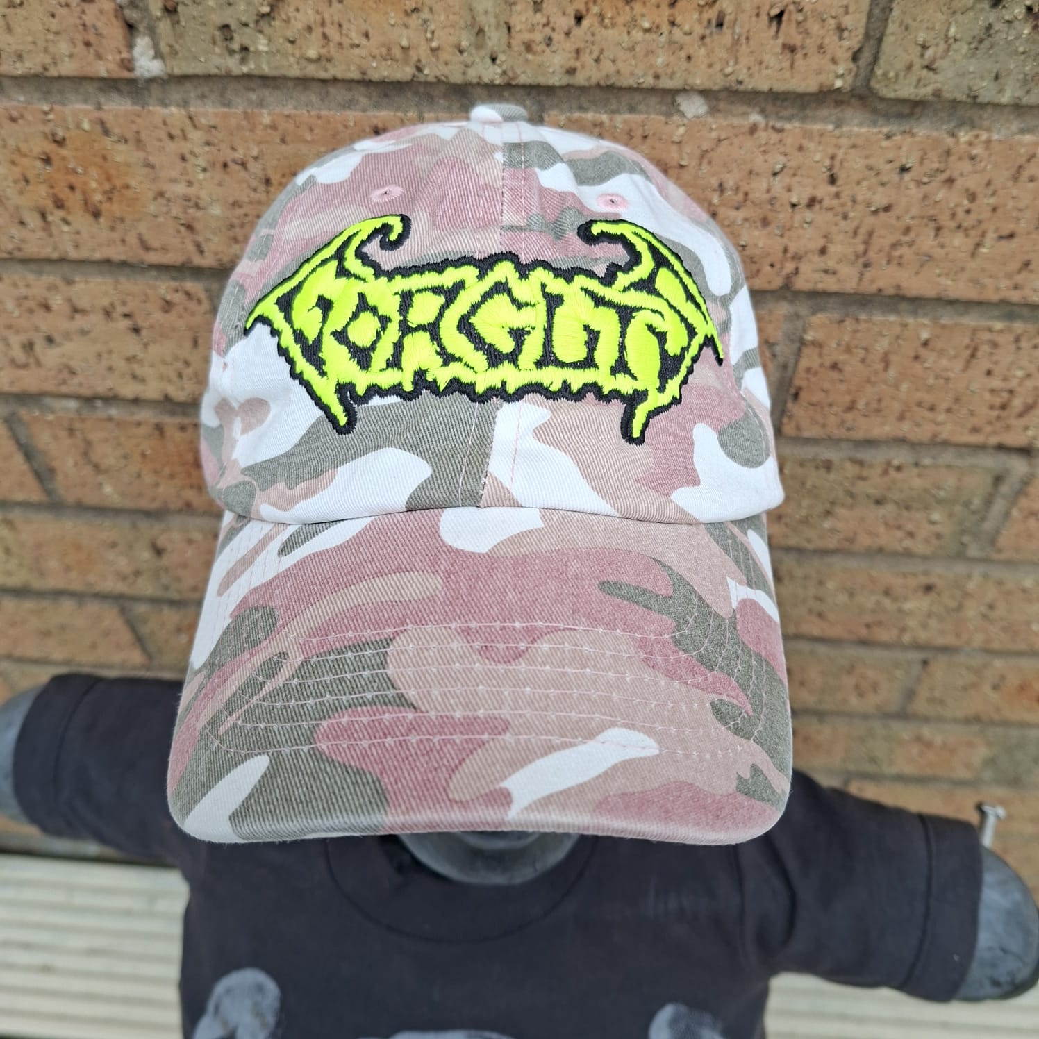 GORGUTS - (Glow in the Dark) Logo - PINK CAMO DAD CAP