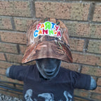PaRtY CaNnOn - (Glow in the Dark) Logo - LEAF CAMO BASEBALL CAP