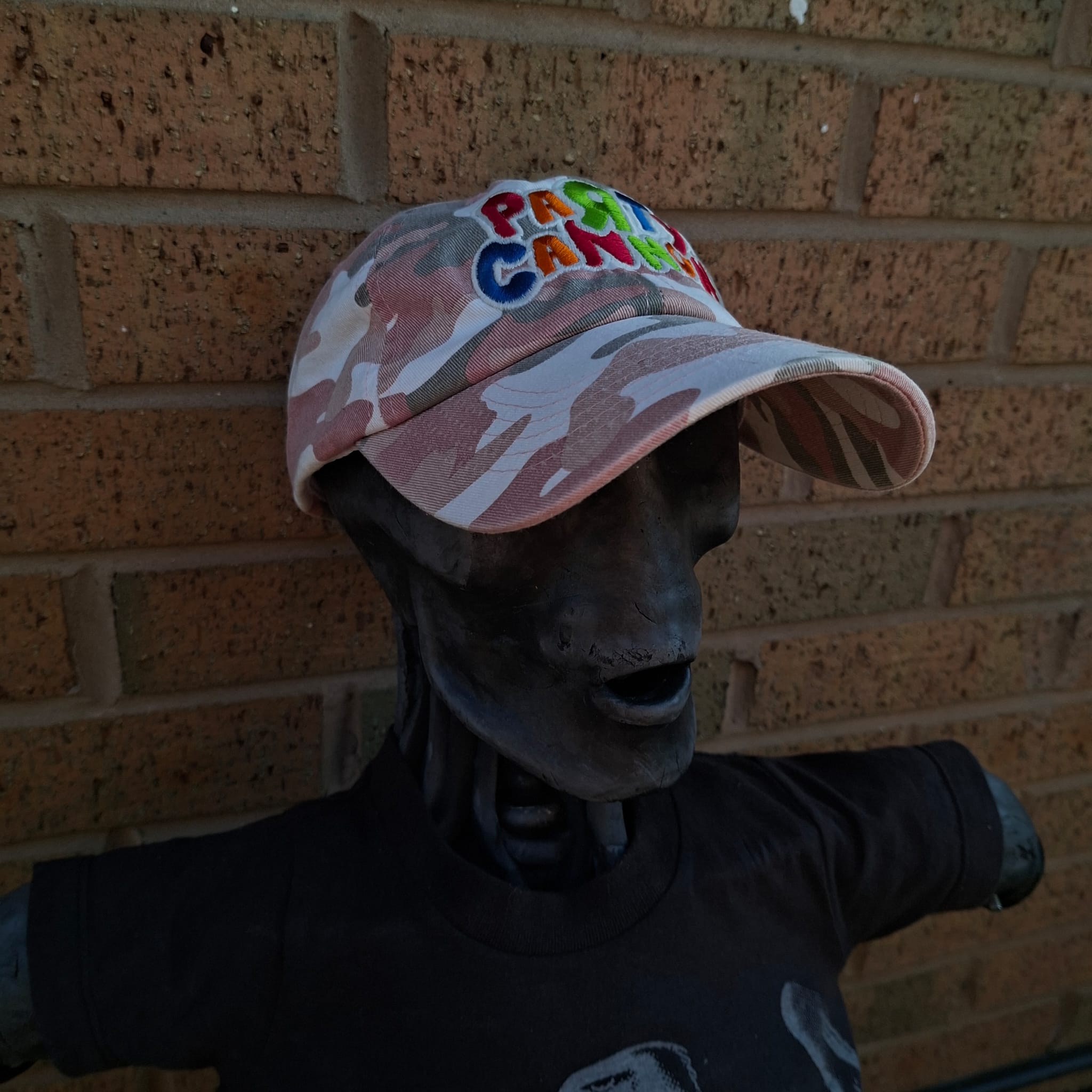 PaRtY CaNnOn - (Glow in the Dark) Logo - PINK CAMO DAD CAP