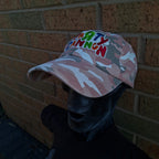 PaRtY CaNnOn - (Glow in the Dark) Logo - PINK CAMO DAD CAP