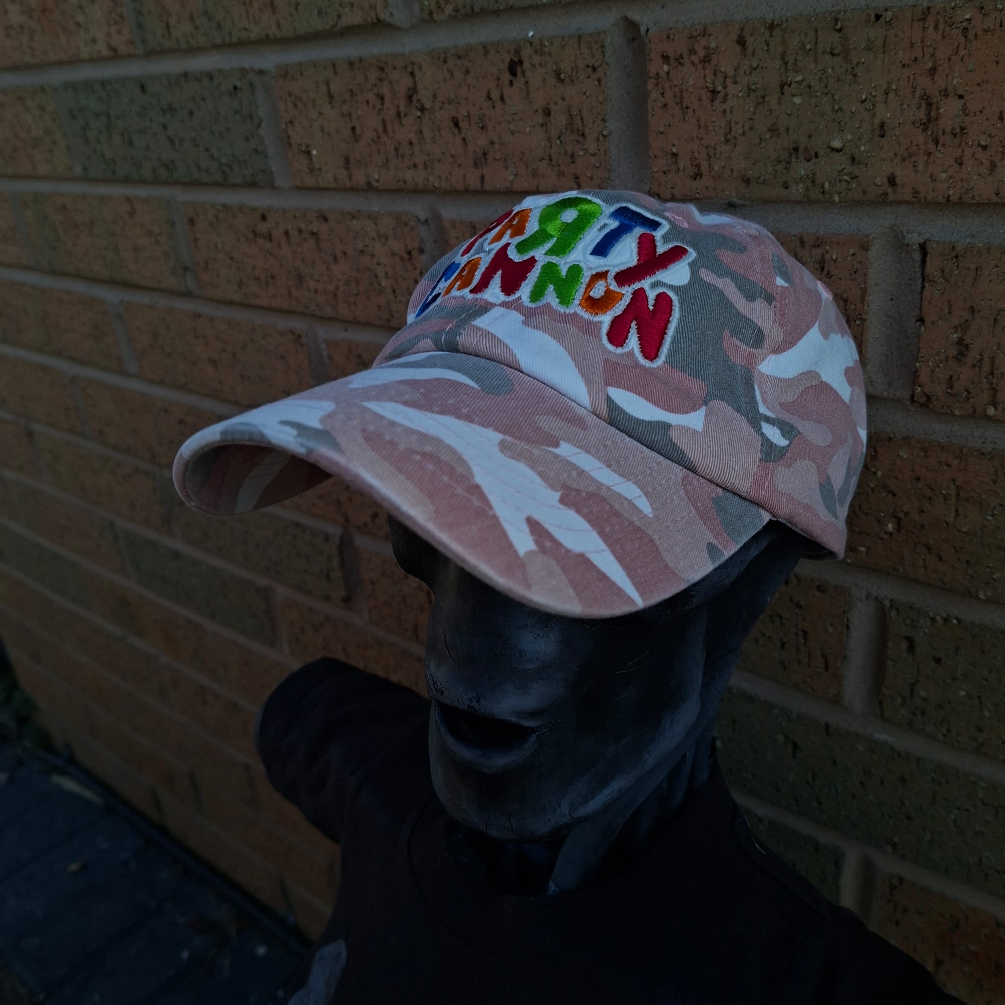 PaRtY CaNnOn - (Glow in the Dark) Logo - PINK CAMO DAD CAP