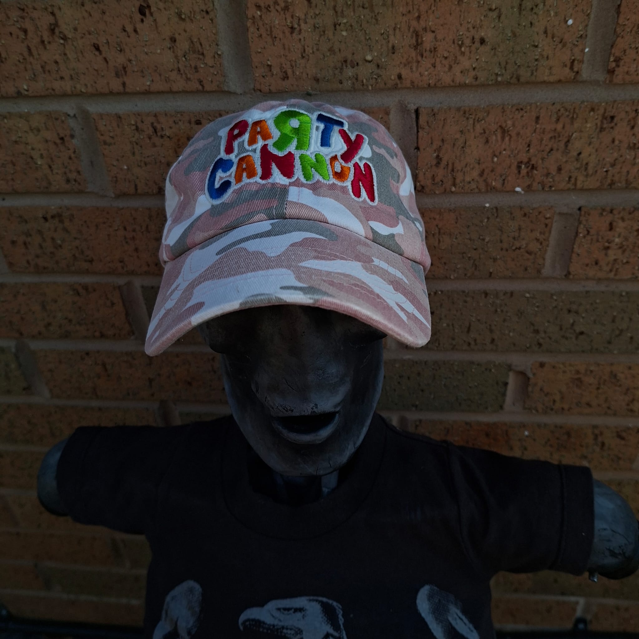 PaRtY CaNnOn - (Glow in the Dark) Logo - PINK CAMO DAD CAP
