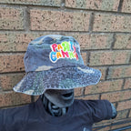 PaRtY CaNnOn - (Glow in the Dark) Logo - GREEN CAMO BUCKET HAT