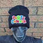PaRtY CaNnOn - (Glow in the Dark) Logo - (Black) Beanie