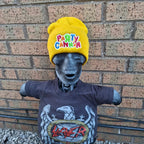 PaRtY CaNnOn - (Glow in the Dark) Logo - (Mustard Yellow) Beanie