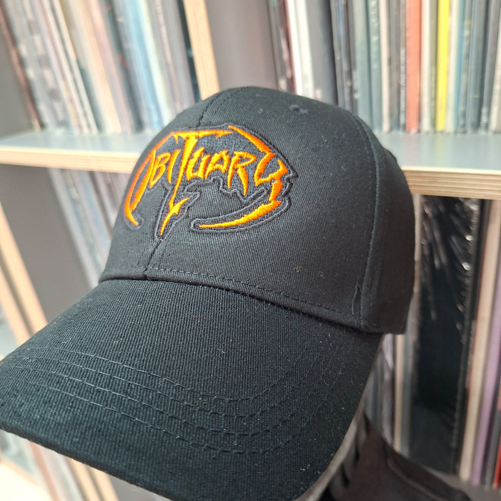 OBITUARY - (Orange) Logo - BASEBALL CAP