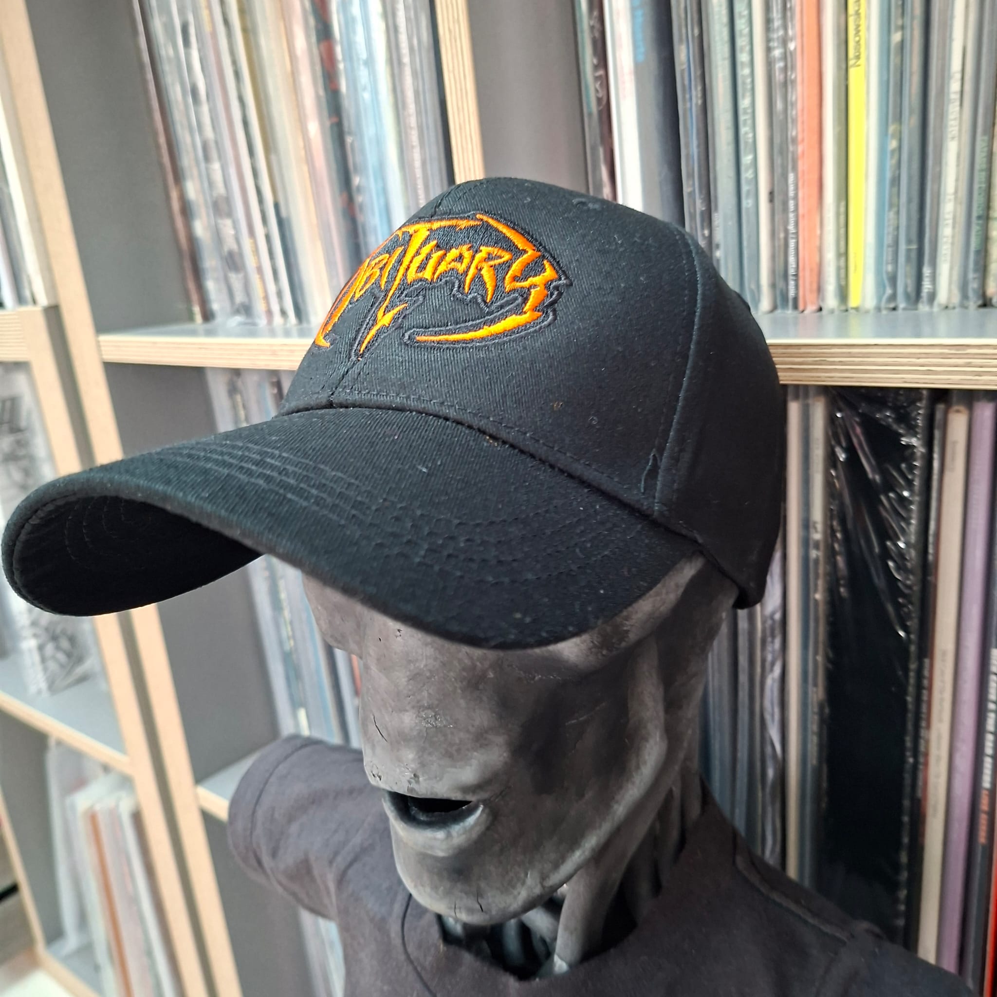 OBITUARY - (Orange) Logo - BASEBALL CAP