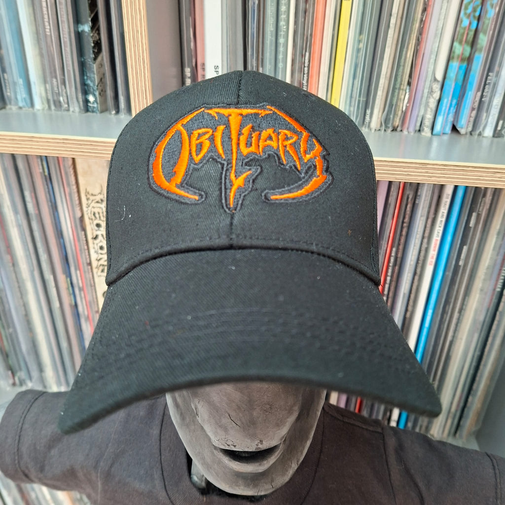 OBITUARY - (Orange) Logo - BASEBALL CAP