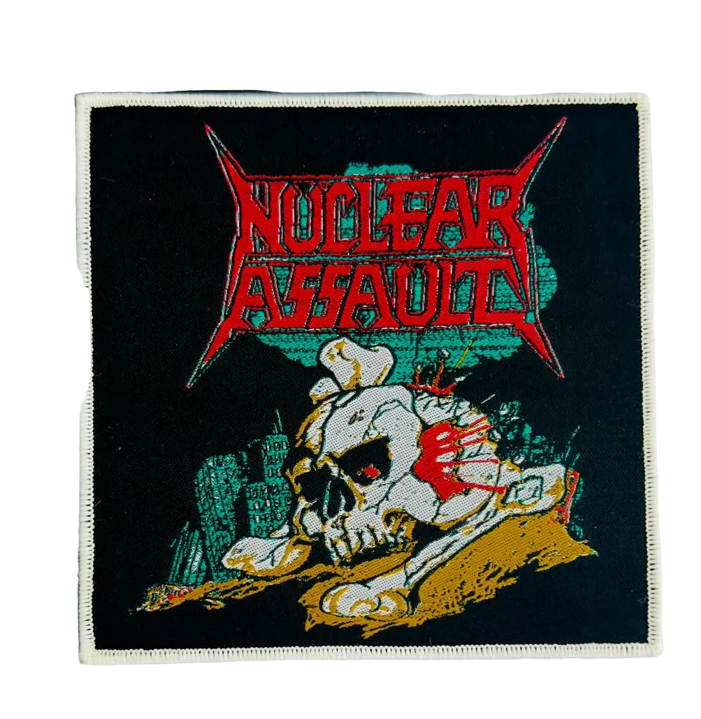 NUCLEAR ASSAULT - Handle With Care - 1991 Japan Tour - Woven Patch