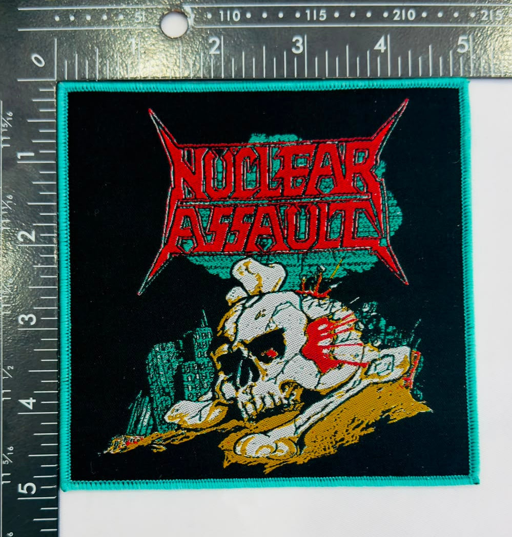 NUCLEAR ASSAULT - Handle With Care - 1991 Japan Tour - Woven Patch