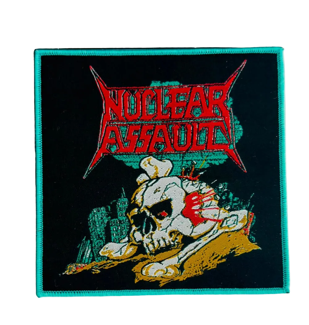 NUCLEAR ASSAULT - Handle With Care - 1991 Japan Tour - Woven Patch