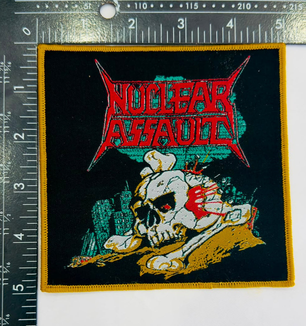 NUCLEAR ASSAULT - Handle With Care - 1991 Japan Tour - Woven Patch