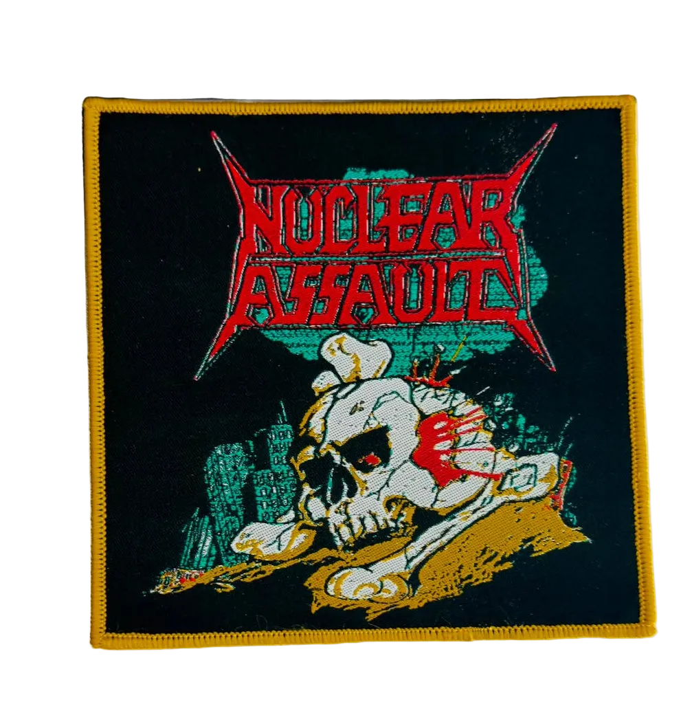 NUCLEAR ASSAULT - Handle With Care - 1991 Japan Tour - Woven Patch