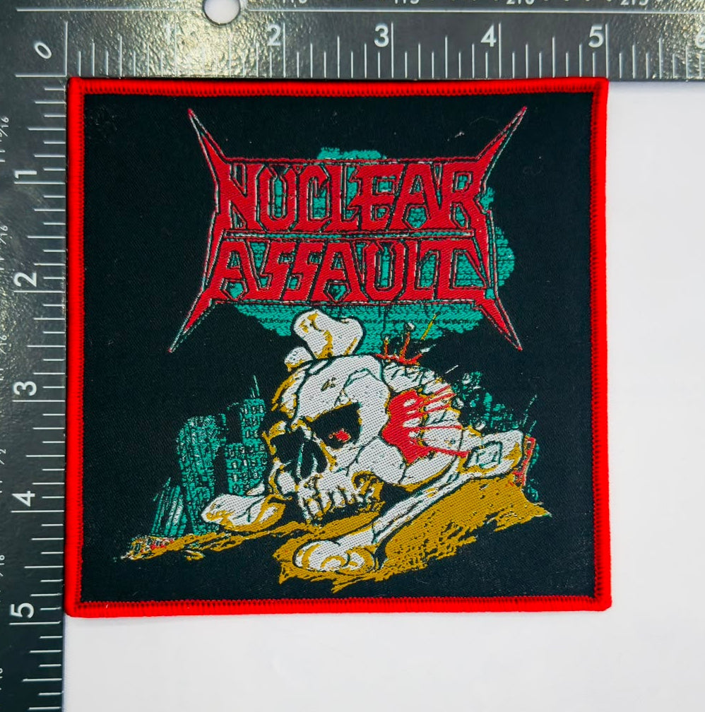 NUCLEAR ASSAULT - Handle With Care - 1991 Japan Tour - Woven Patch
