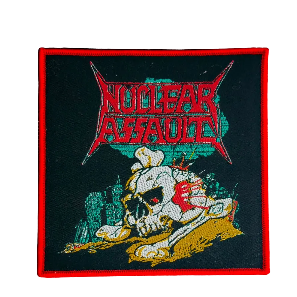 NUCLEAR ASSAULT - Handle With Care - 1991 Japan Tour - Woven Patch