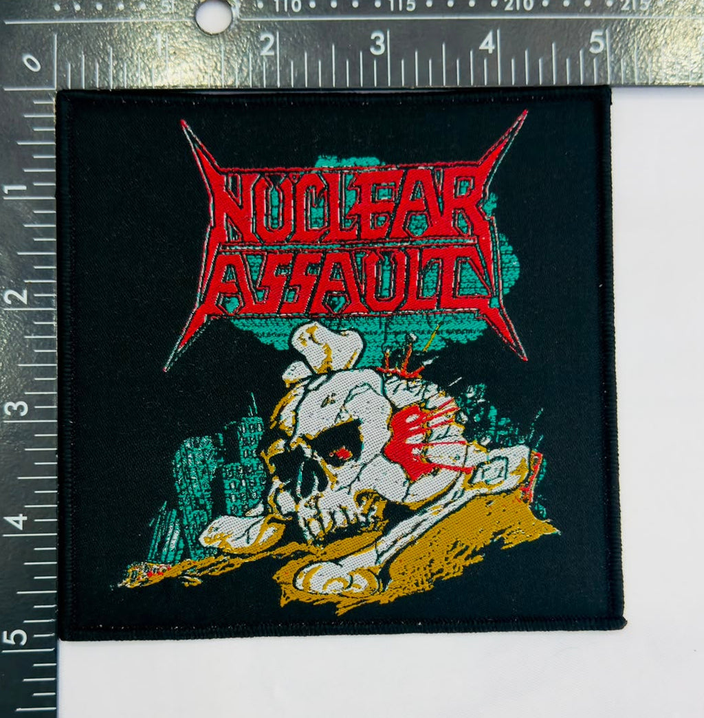 NUCLEAR ASSAULT - Handle With Care - 1991 Japan Tour - Woven Patch