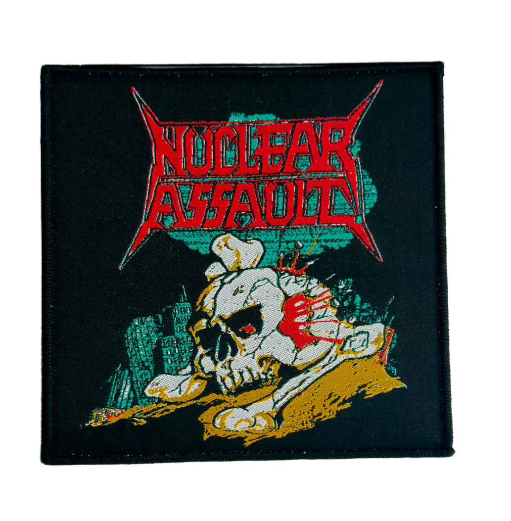 NUCLEAR ASSAULT - Handle With Care - 1991 Japan Tour - Woven Patch