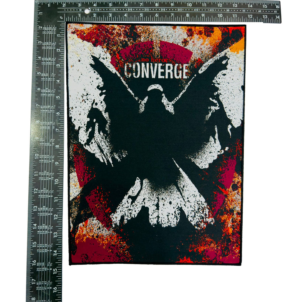 CONVERGE - No Heroes - Woven Backpatch