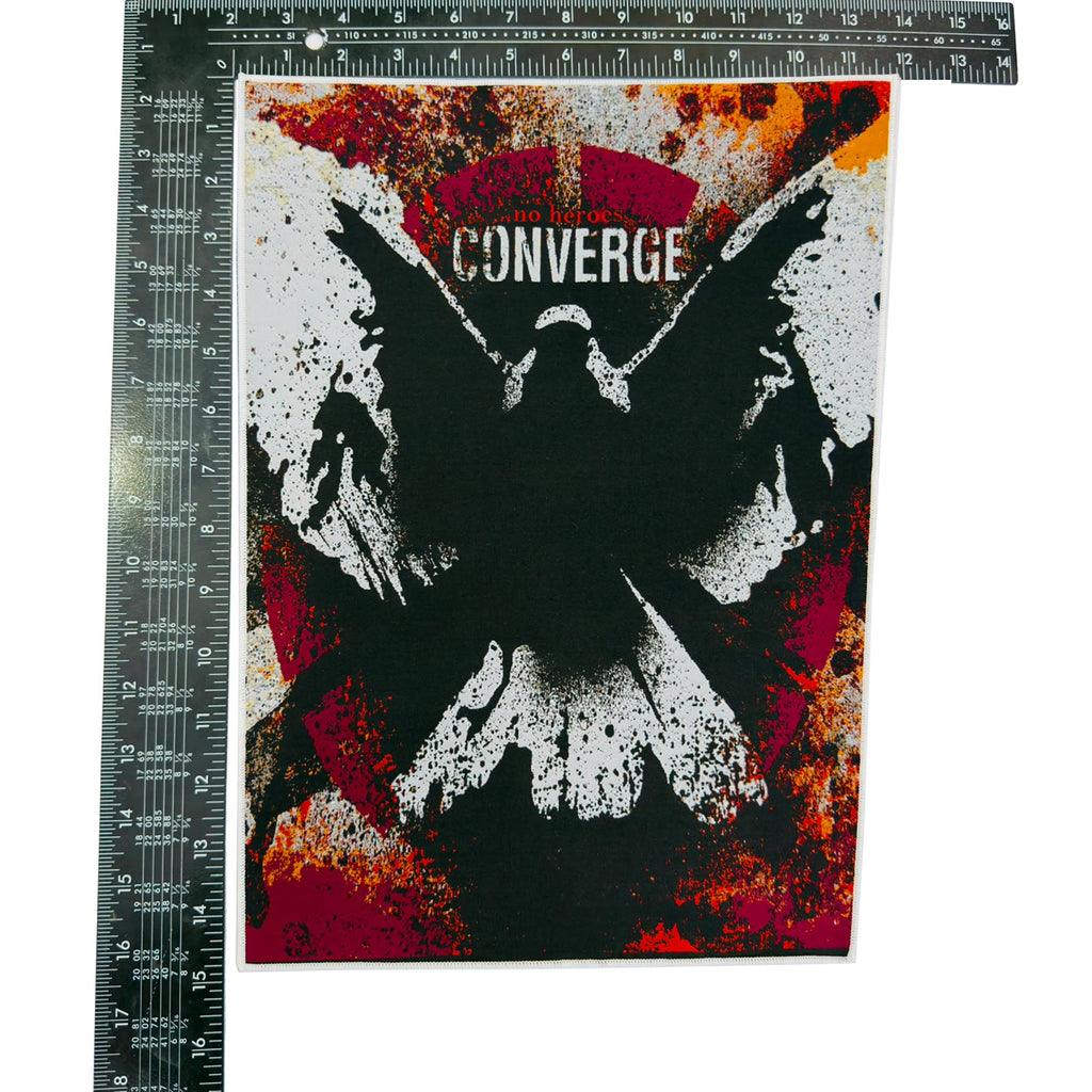 CONVERGE - No Heroes - Woven Backpatch