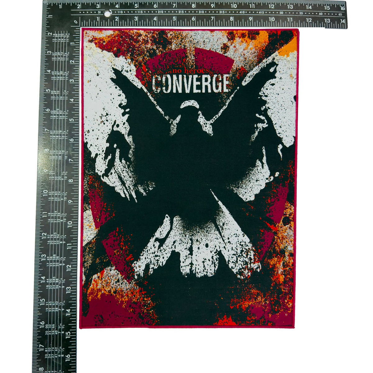 CONVERGE - No Heroes - Woven Backpatch